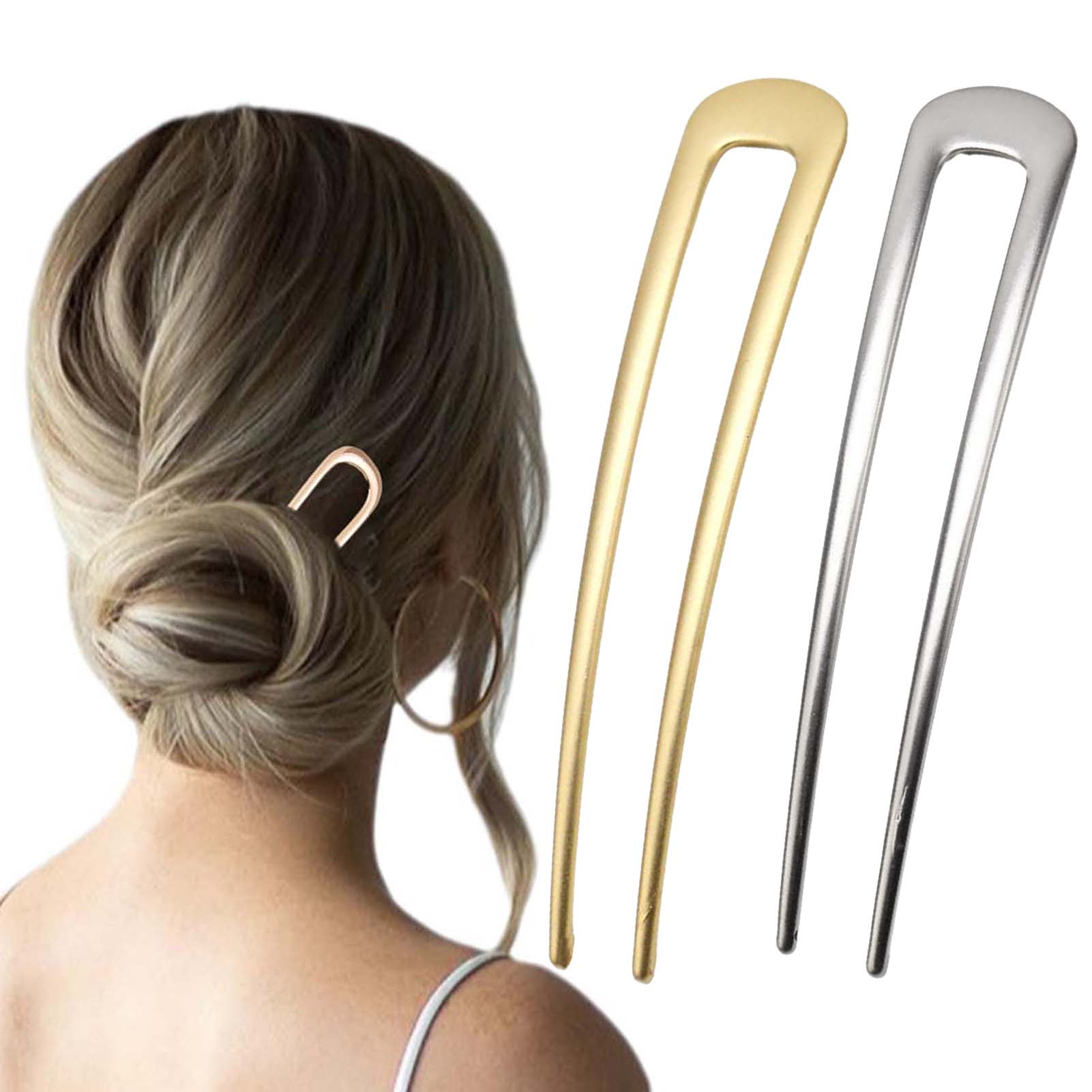 Home Office Design - French U Shaped Hair Pins Vintage