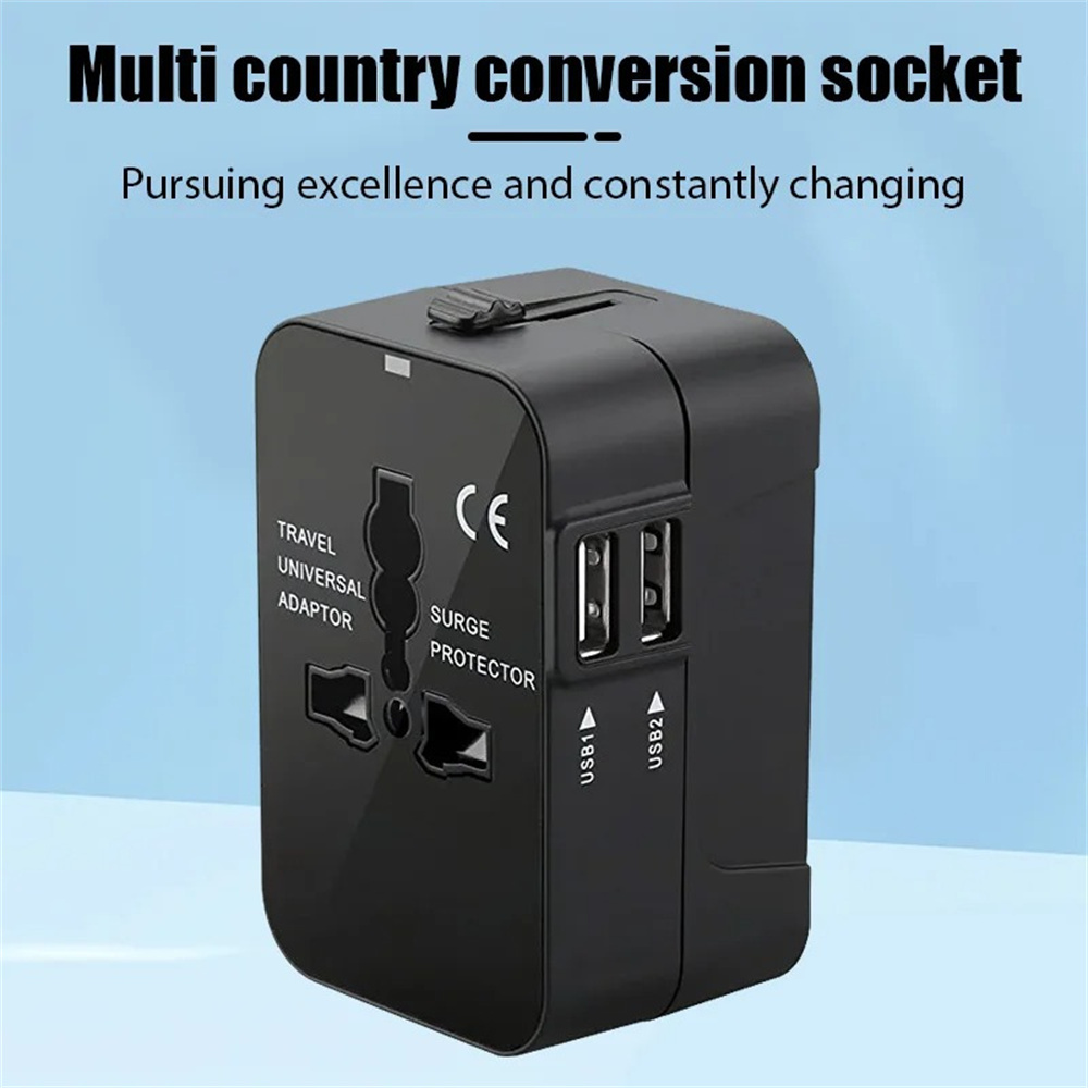 Home Office Uk - Universal Travel Adapter with Dual USB