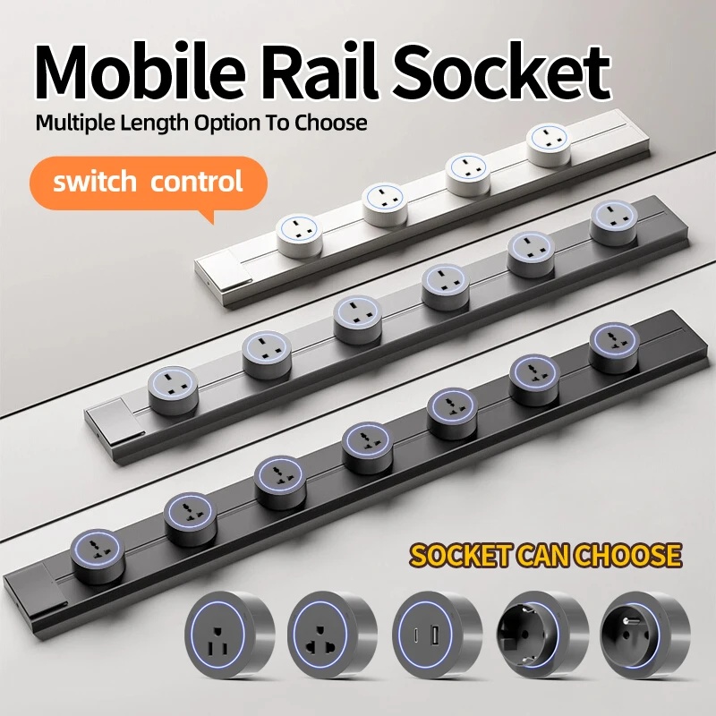 Home Office Uk - Track Socket With Switch High-end Quality