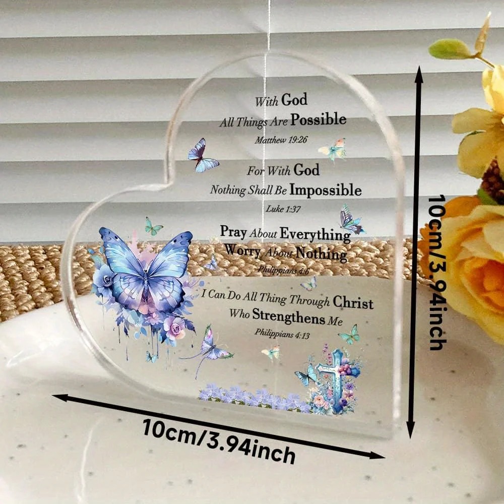 Home Office Gif - CIFBUY Acrylic Wall Decor 2D Christian