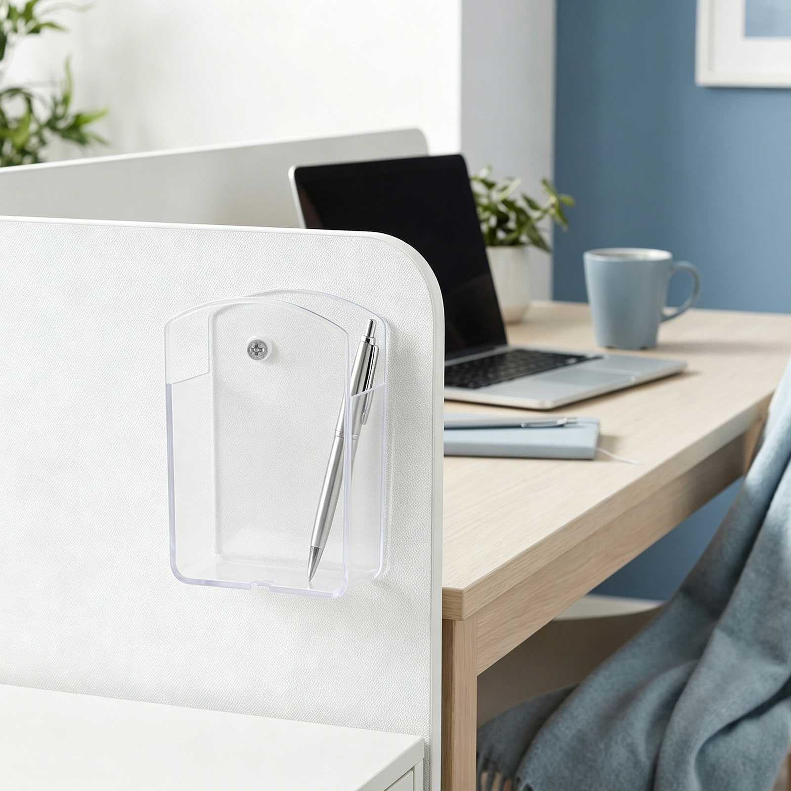 Pen Holder Organizer - Remote Control Holder Wall Mount 3.9x2.5x1.2