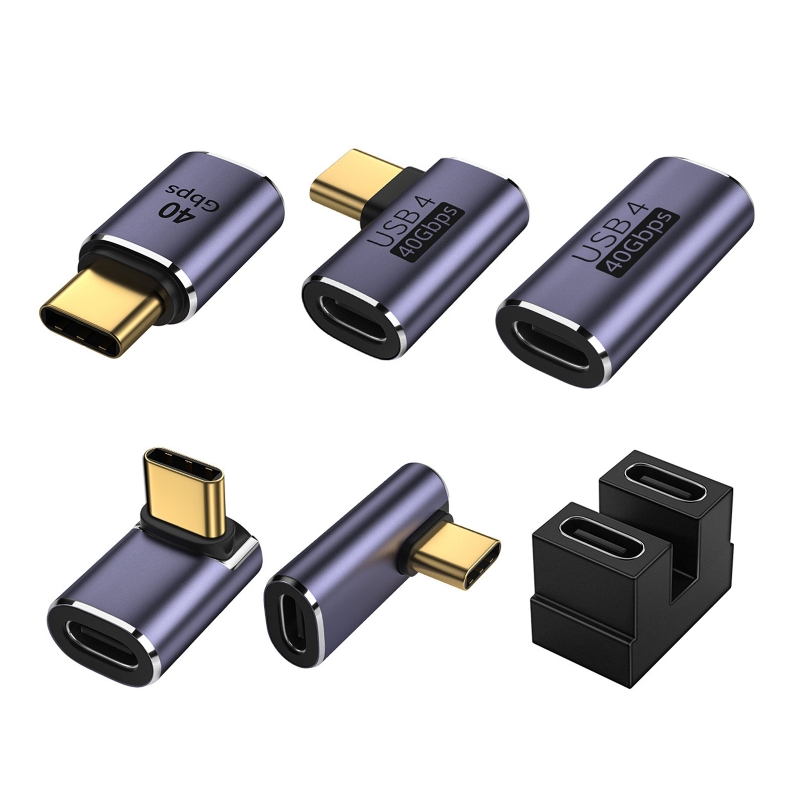Home Office Official - USB C Right Angle U-Shape Straight