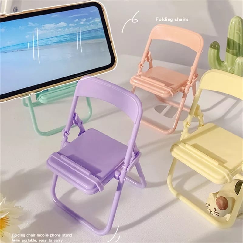 Home Office Or - Cute Chair Phone Holder Stand Creative