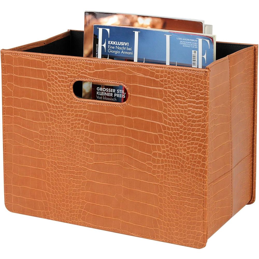 Home Office Or - Brown Wooden Magazine and Newspaper Storage