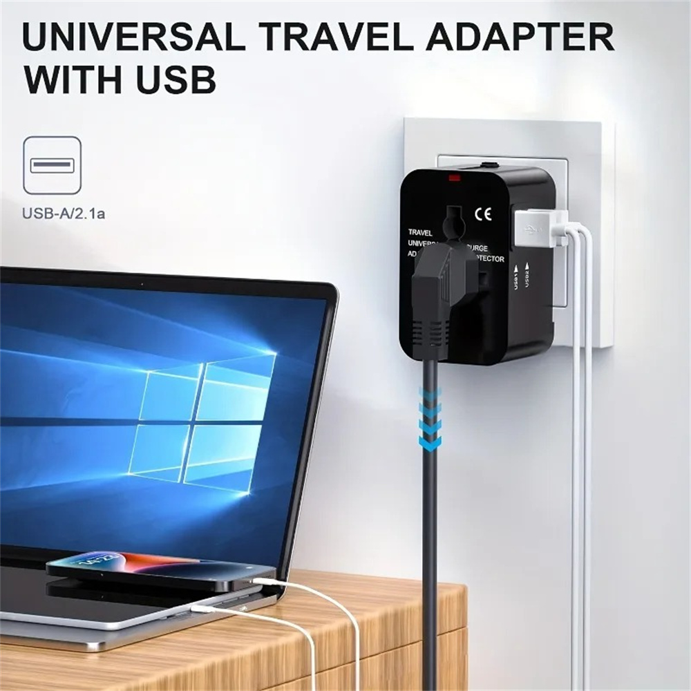 Universal Travel Adapter with  - огляд і ціна Home Office Uk