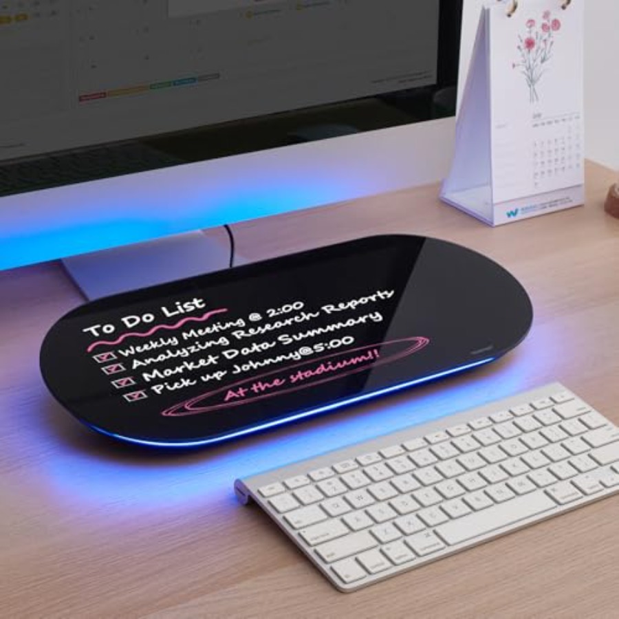 Glass Desktop Whiteboard - 17  - огляд і ціна Desk Drawer Small