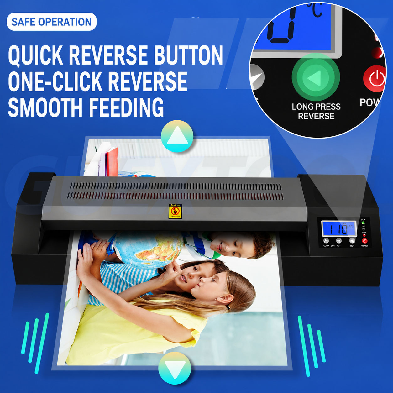 A3 Automatic Laminator Machine - огляд і ціна Home Office Photos