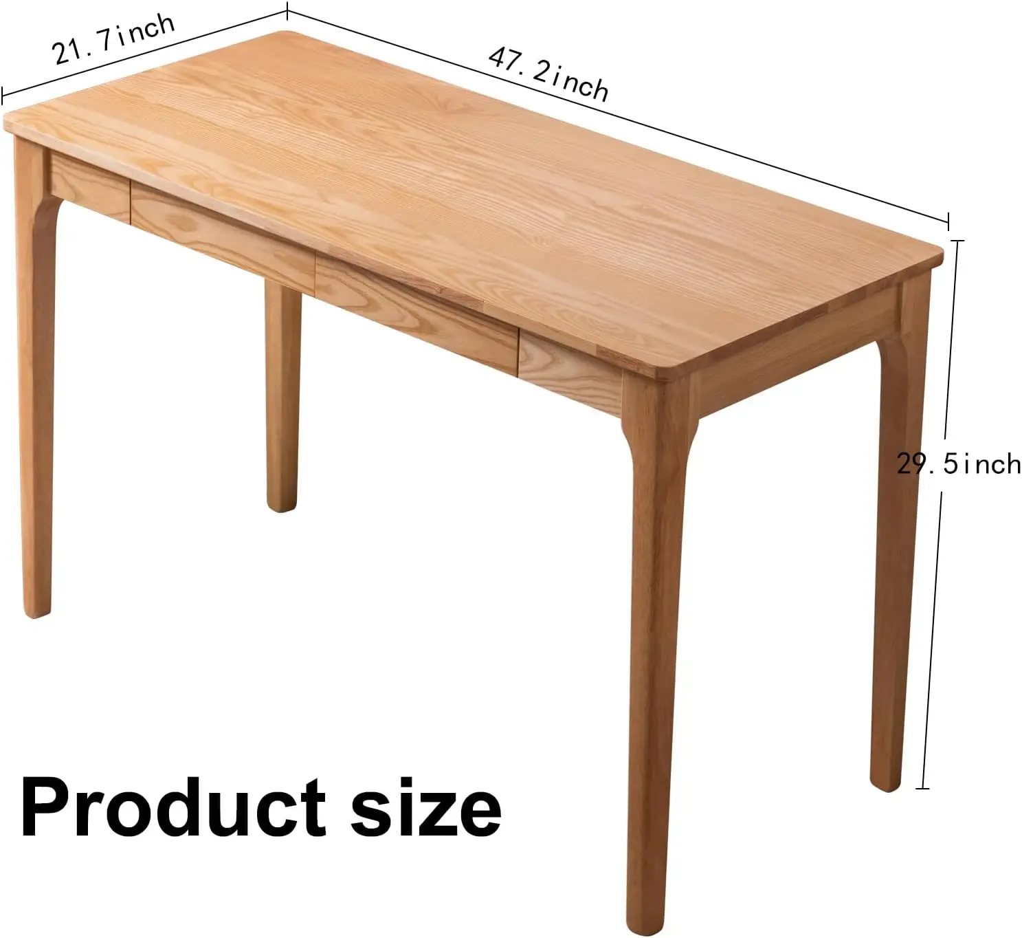 Solid Wood Desk with Drawers,  - огляд і ціна Desk Drawer Small