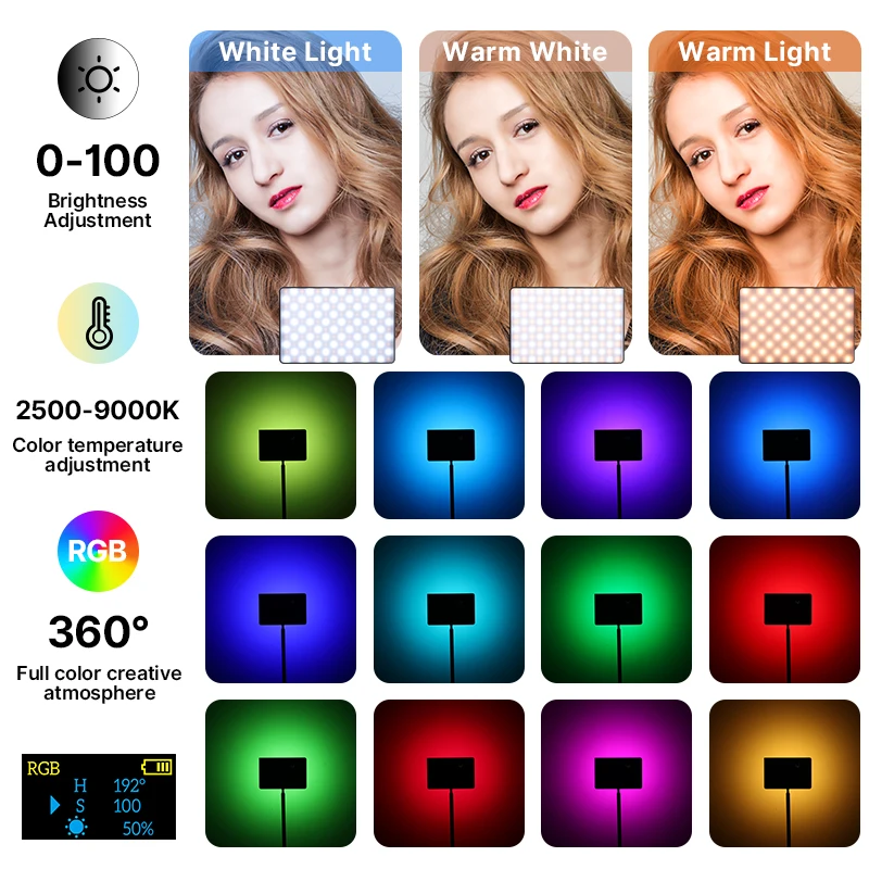 Ulanzi LT003 RGB Video Light F - огляд і ціна Zoom Lighting Kit