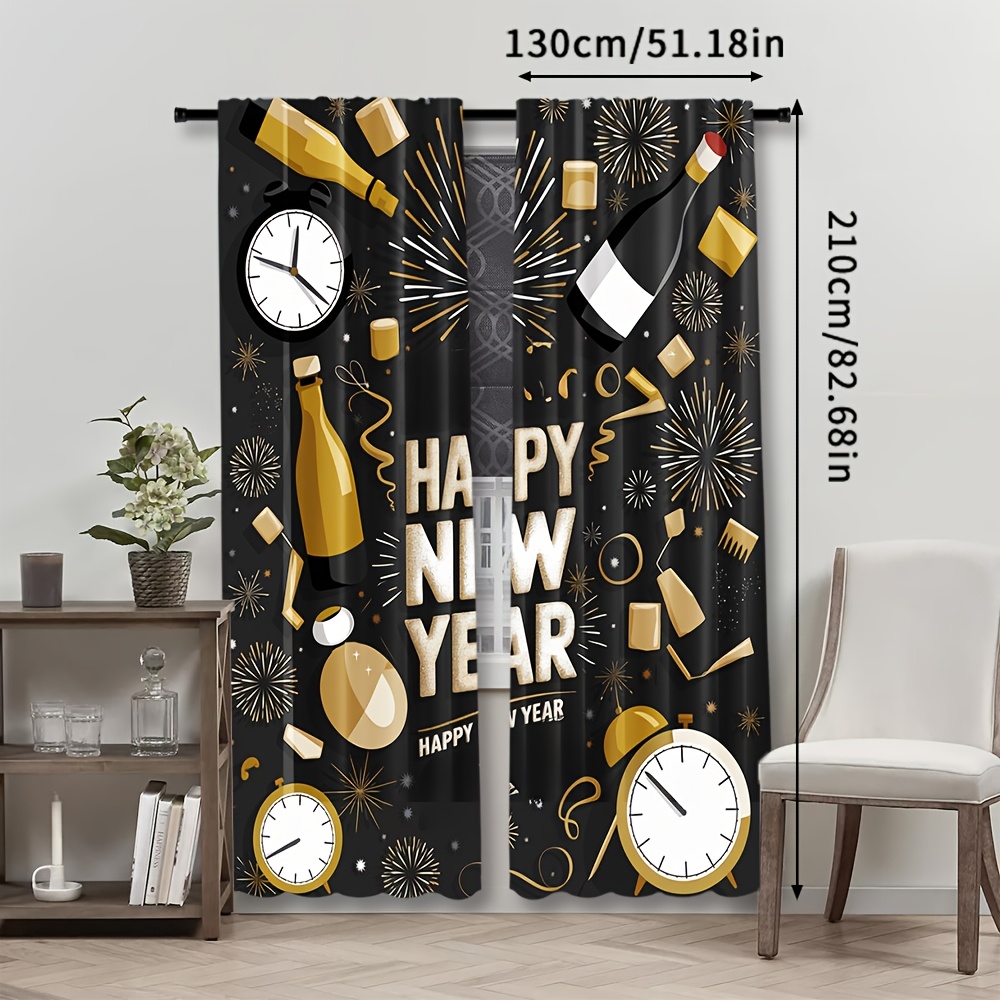 2pcs Happy New Year 2025 Conte - огляд і ціна Home Office Rate 2025