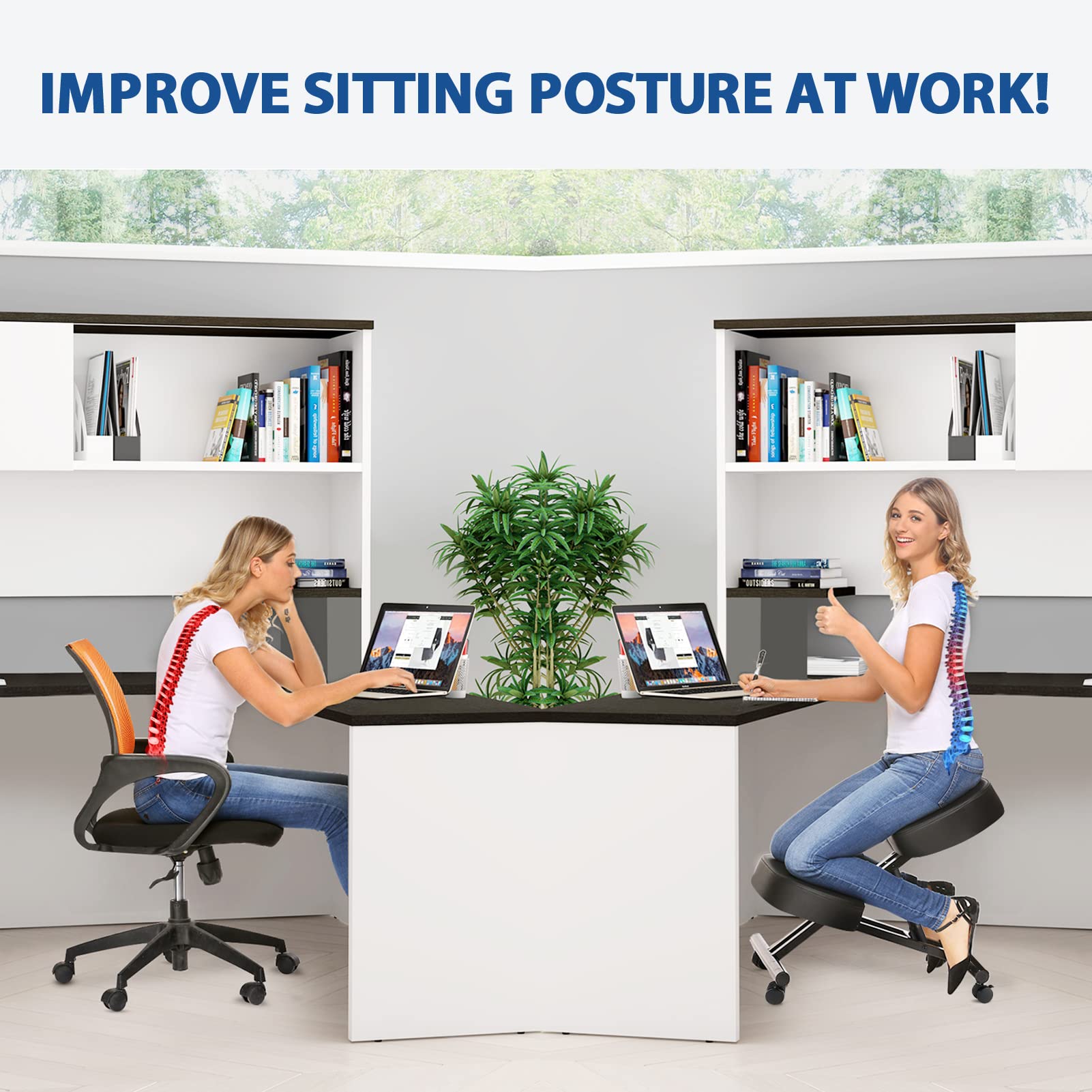 Kneeling Chair Ergonomic for O - огляд і ціна Home Office Ergonomics