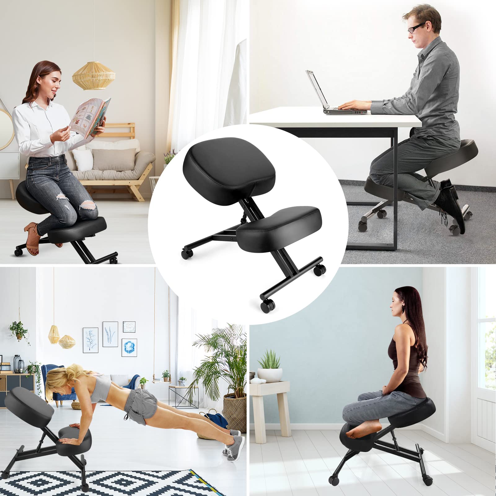 Kneeling Chair Ergonomic for O - огляд і ціна Home Office Ergonomics