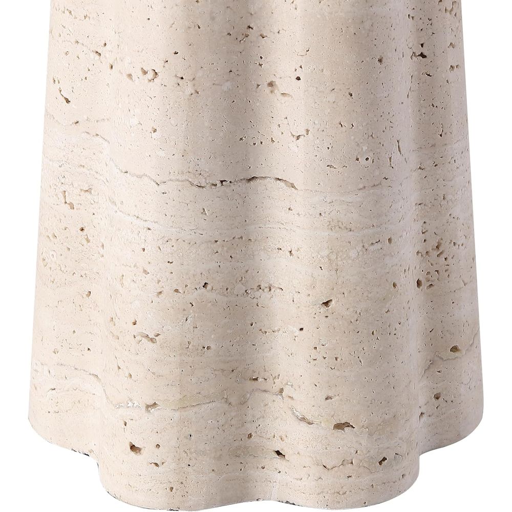 25-inch Travertine/White Table - огляд і ціна Home Office Or