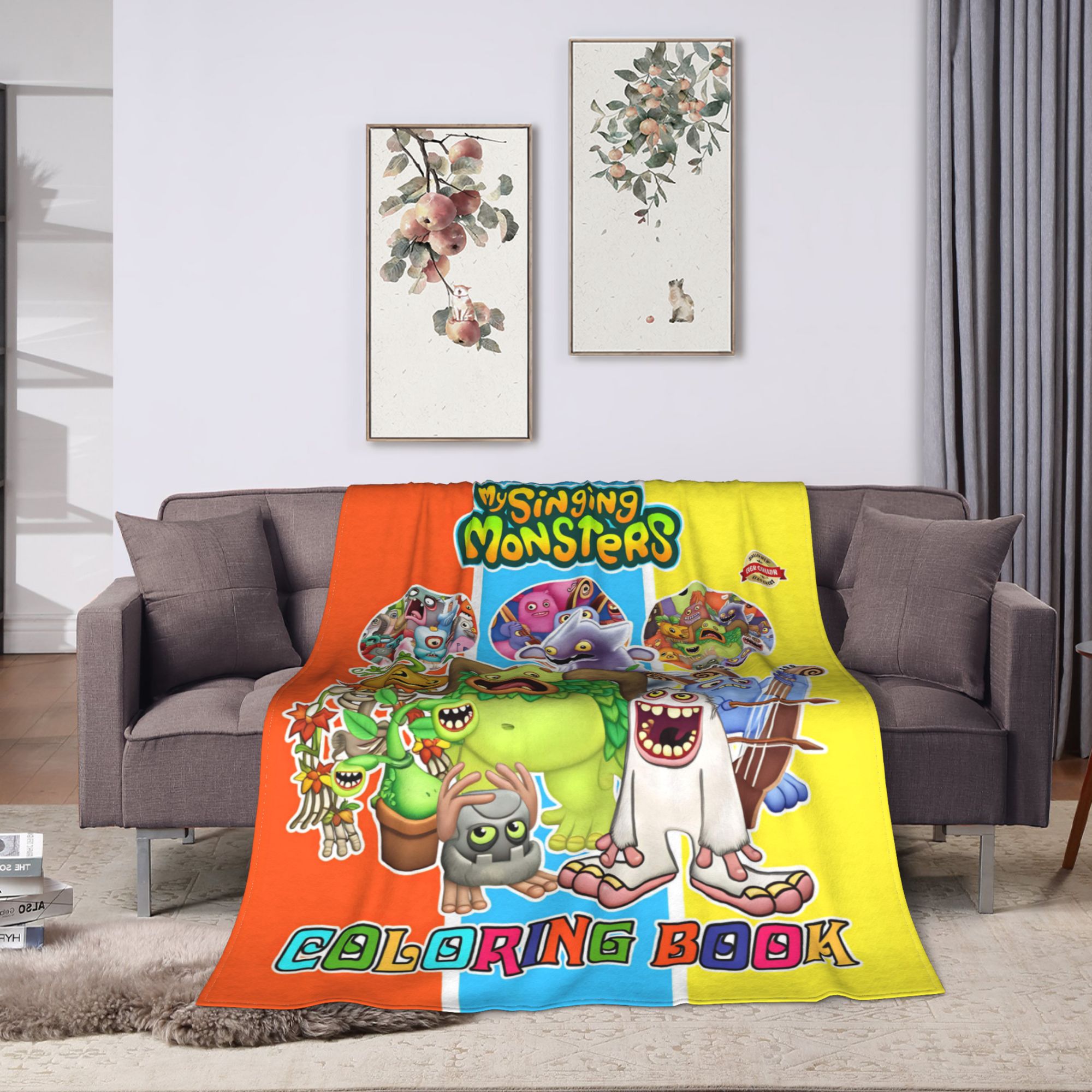 My Singing Monsters Blankets Q - огляд і ціна Home Office Trend