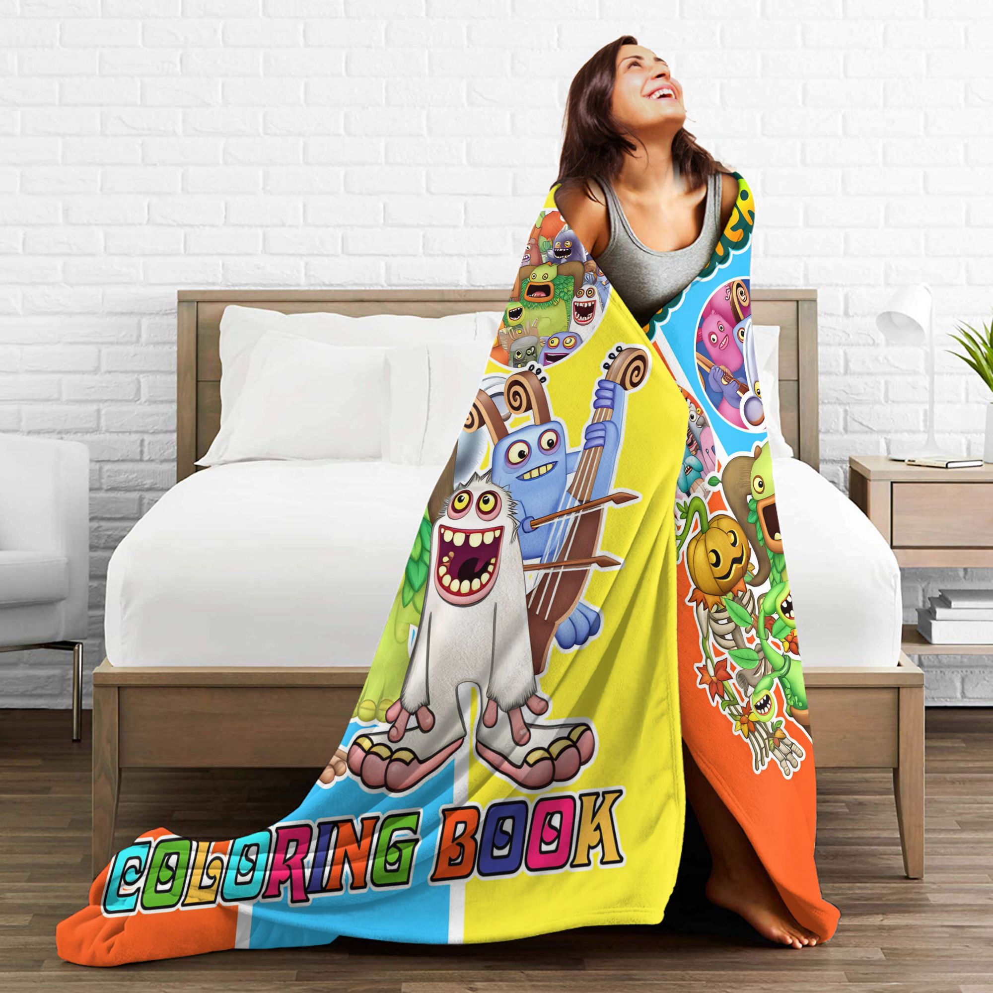 My Singing Monsters Blankets Q - огляд і ціна Home Office Trend