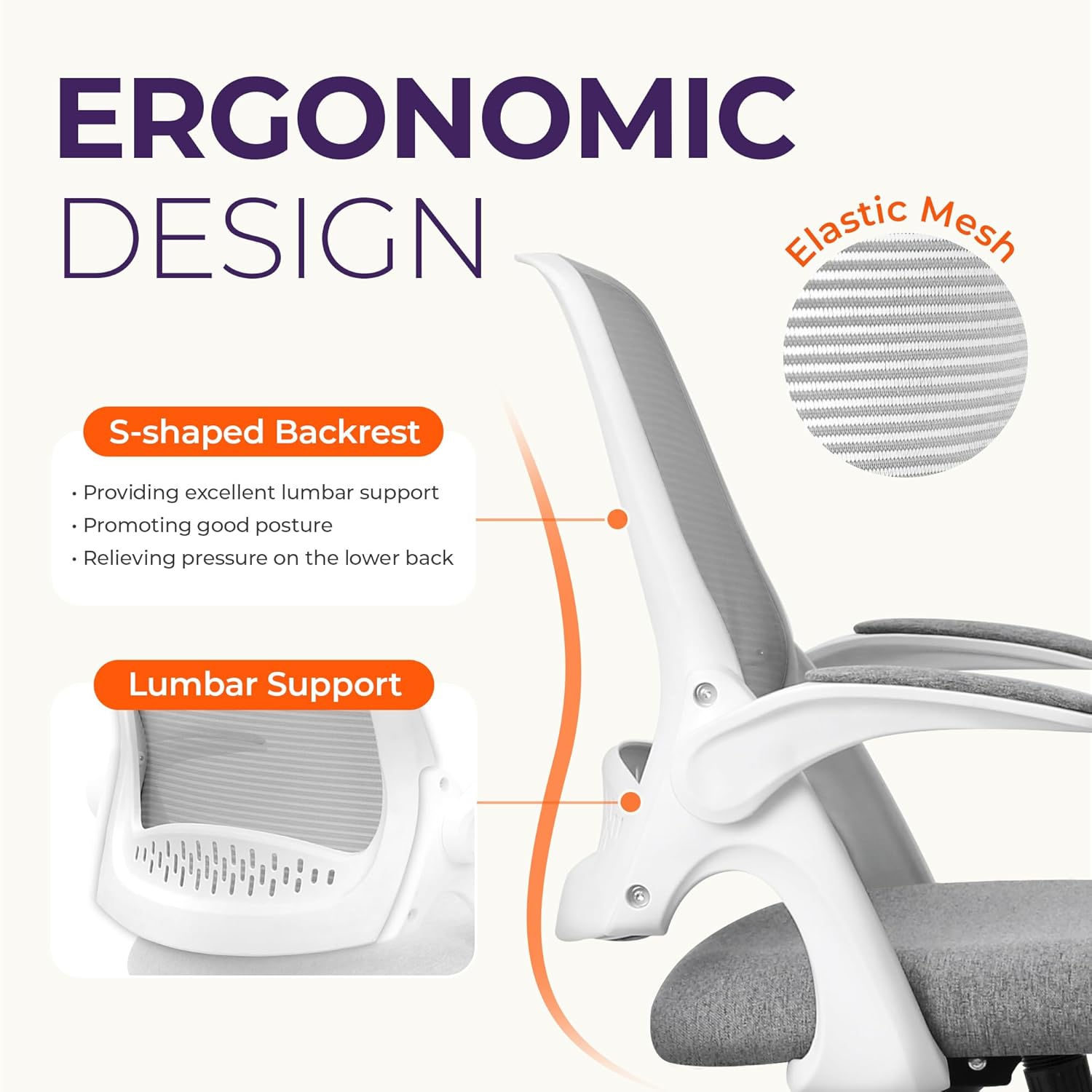 Ergonomic Mesh Office Chair wi - огляд і ціна Home Office Ergonomics