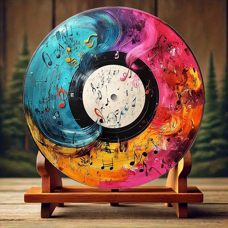 12-Inch Vibrant Vinyl Record A - огляд і ціна Home Office Or