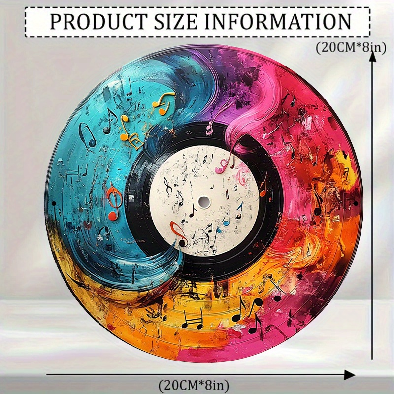 12-Inch Vibrant Vinyl Record A - огляд і ціна Home Office Or