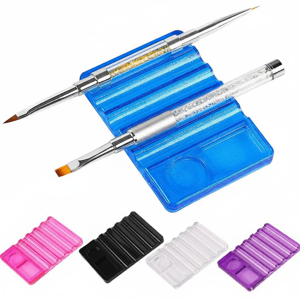 5-Grid Nail Art Pen Holder wit - огляд і ціна Pen Holder Organizer
