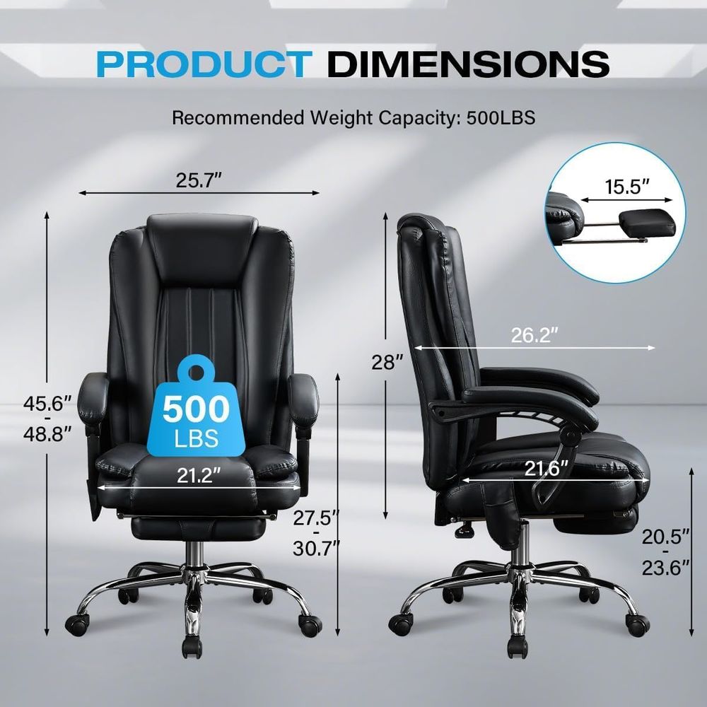 Luxury High-Back Ergonomic Cha - огляд і ціна Home Office Or