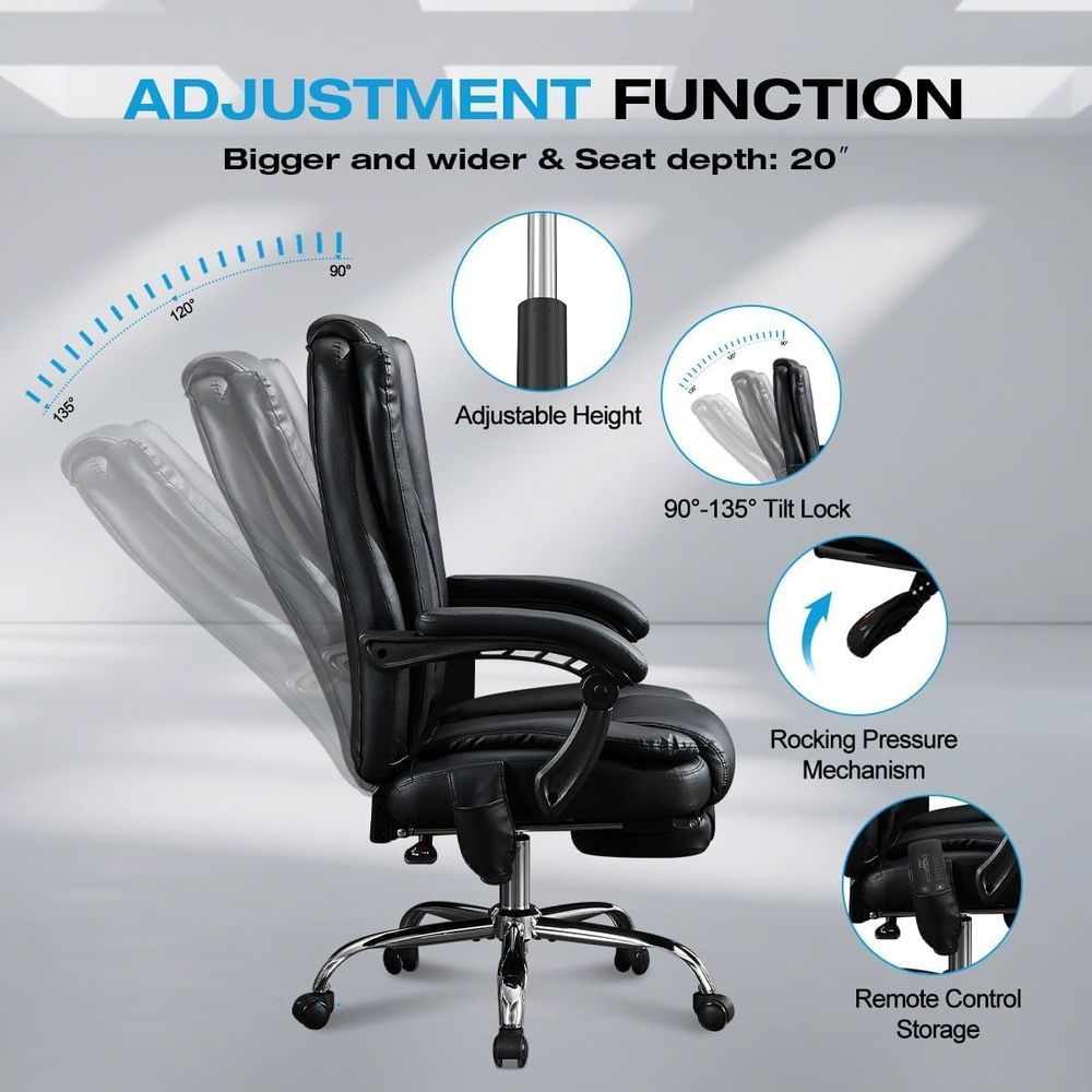 Luxury High-Back Ergonomic Cha - огляд і ціна Home Office Or