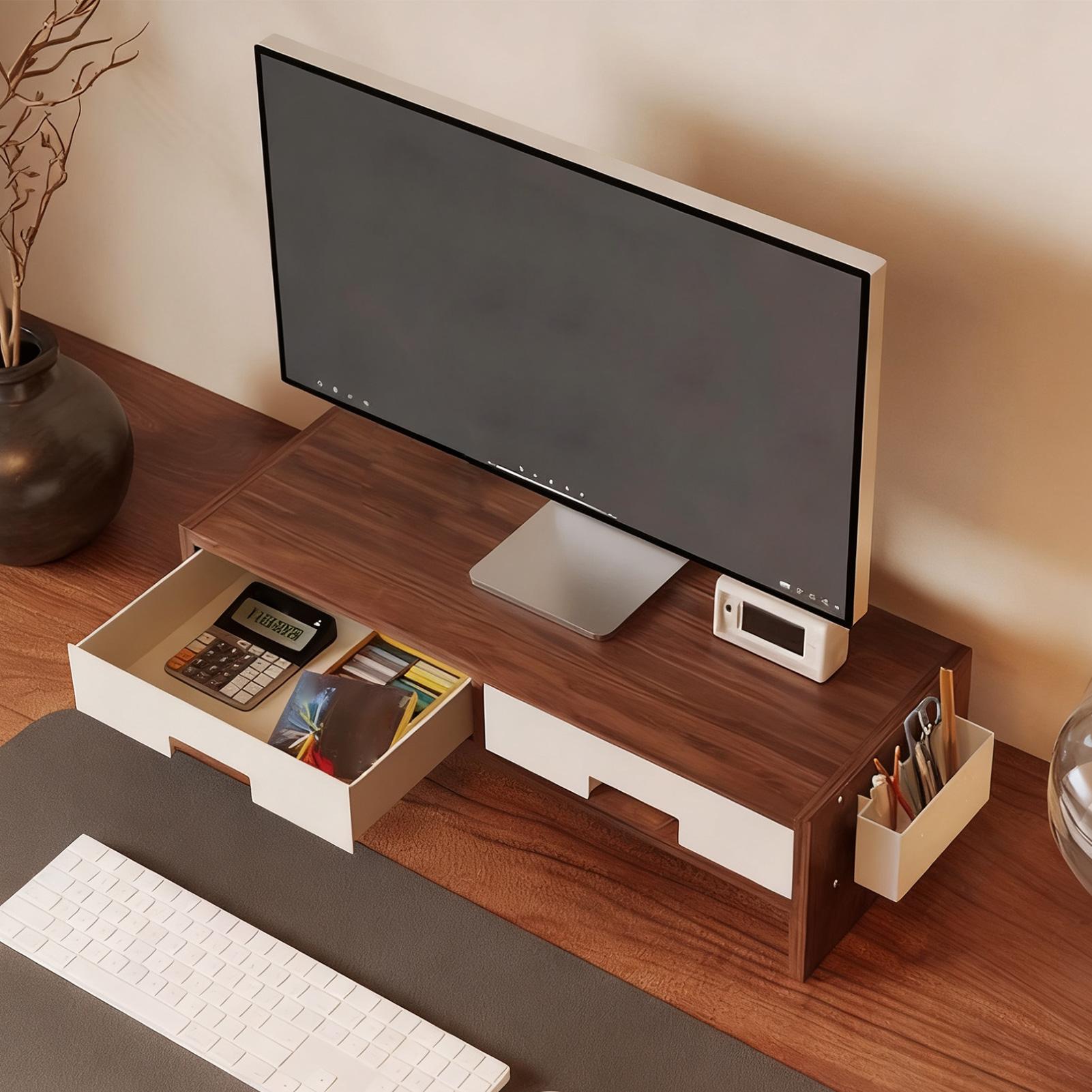 Desk Monitor Stand Riser Doubl - огляд і ціна Desk Drawer Small