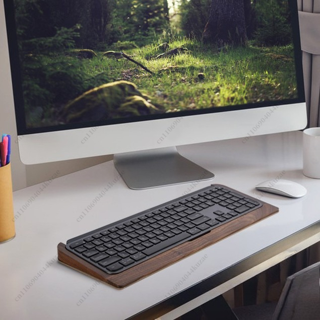 Solid Wood Keyboard Tray with  - огляд і ціна Keyboard Tray Under Desk