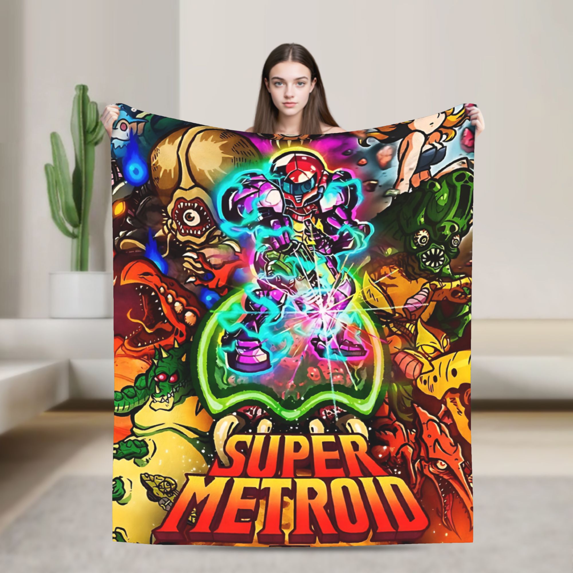 Metroids Hero Game  Flannel Bl - огляд і ціна Home Office Trend
