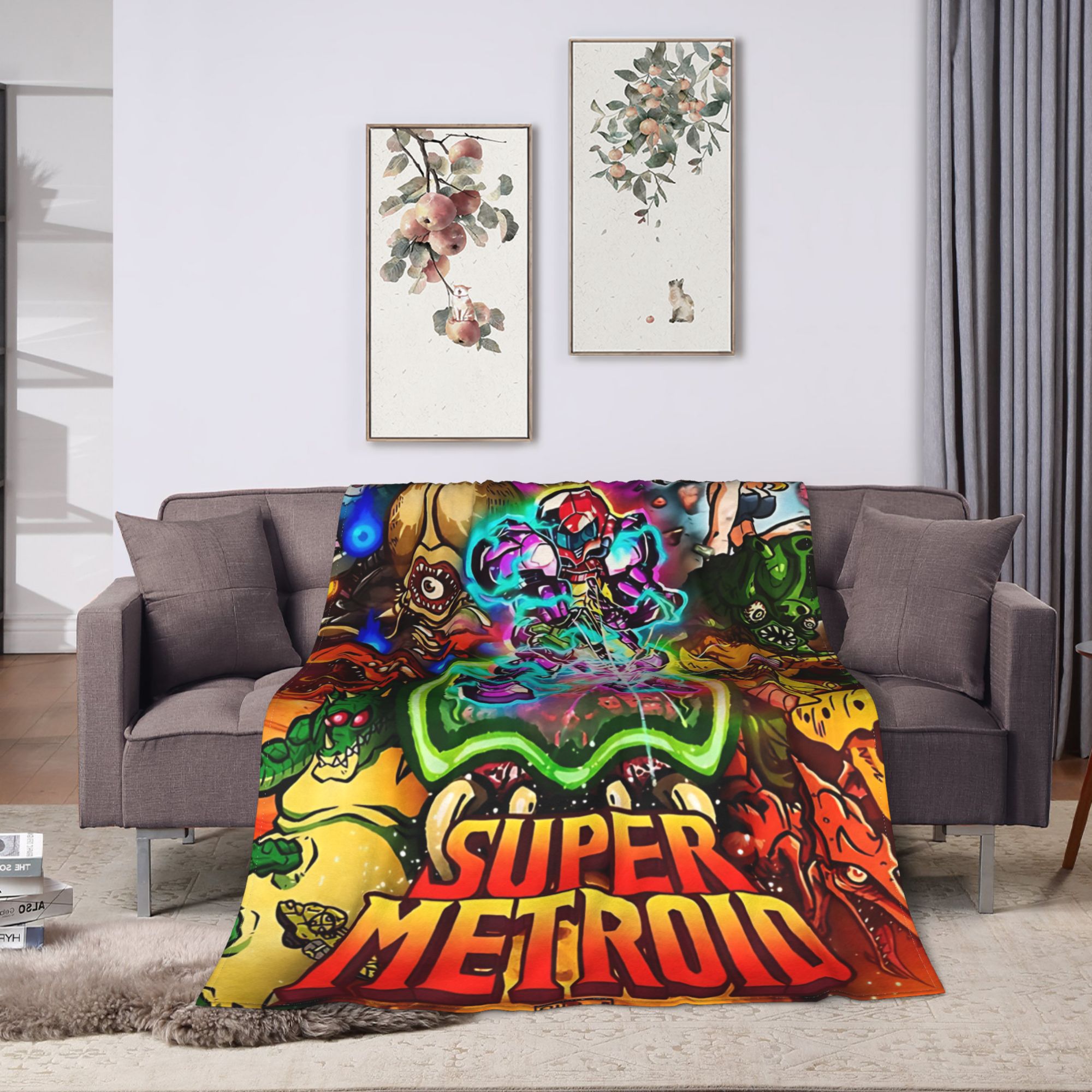 Metroids Hero Game  Flannel Bl - огляд і ціна Home Office Trend