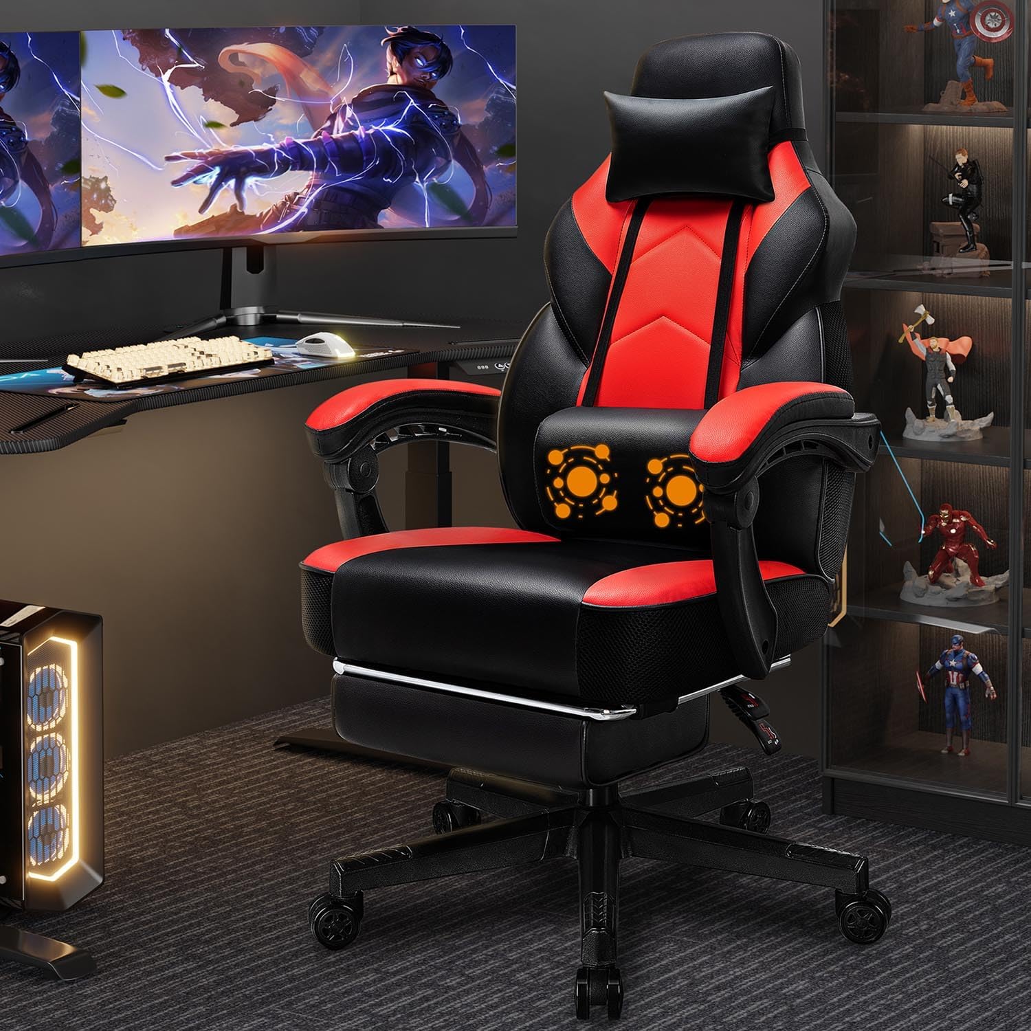 Gaming Chair with Footrest, Ma - огляд і ціна Home Office Ergonomics