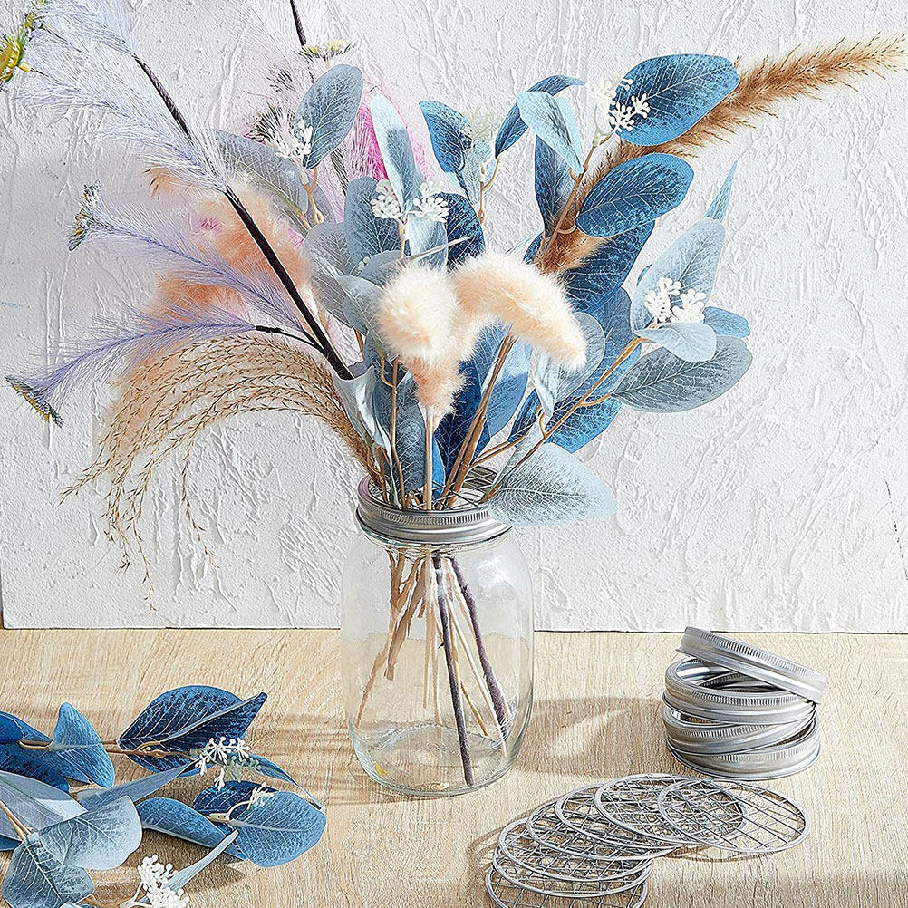 6Sets Mason Flower Jar Insert  - огляд і ціна Pen Holder Organizer