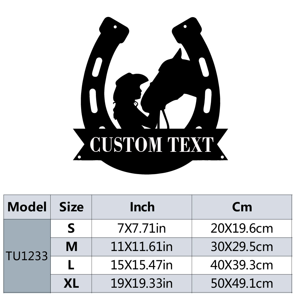 1pc Fashion Customized Horsesh - огляд і ціна Home Office Design
