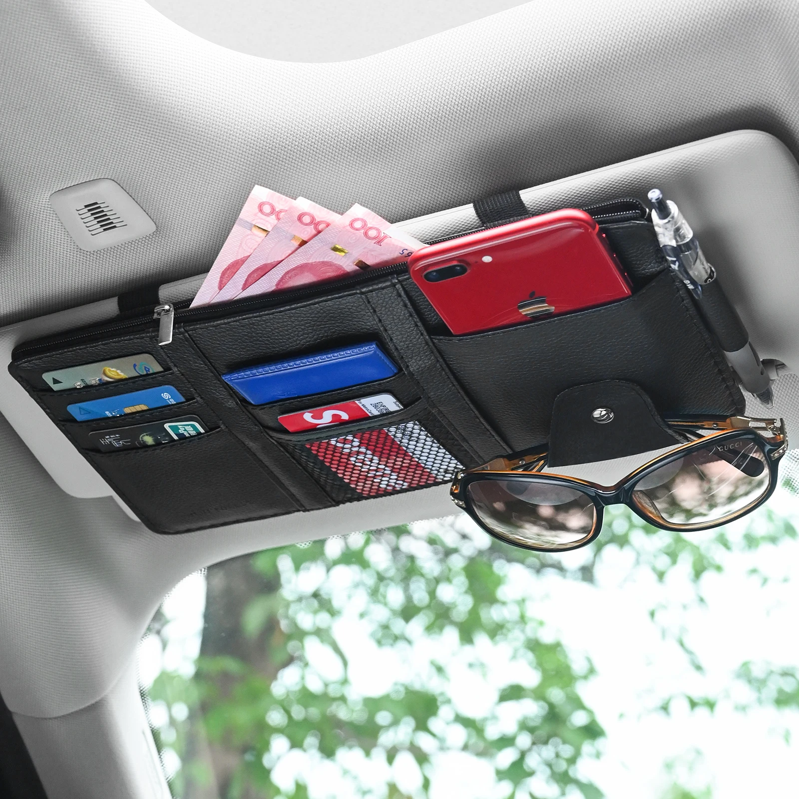 Car Sun Visor Bill Pen Busines - огляд і ціна Pen Holder Organizer