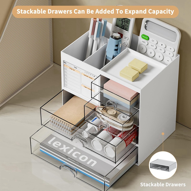 Desk Organizer with 3 Drawer,M - огляд і ціна Pen Holder Organizer
