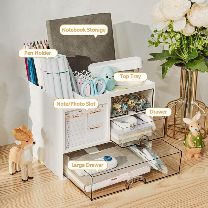 Desk Organizer with 3 Drawer,M - огляд і ціна Pen Holder Organizer