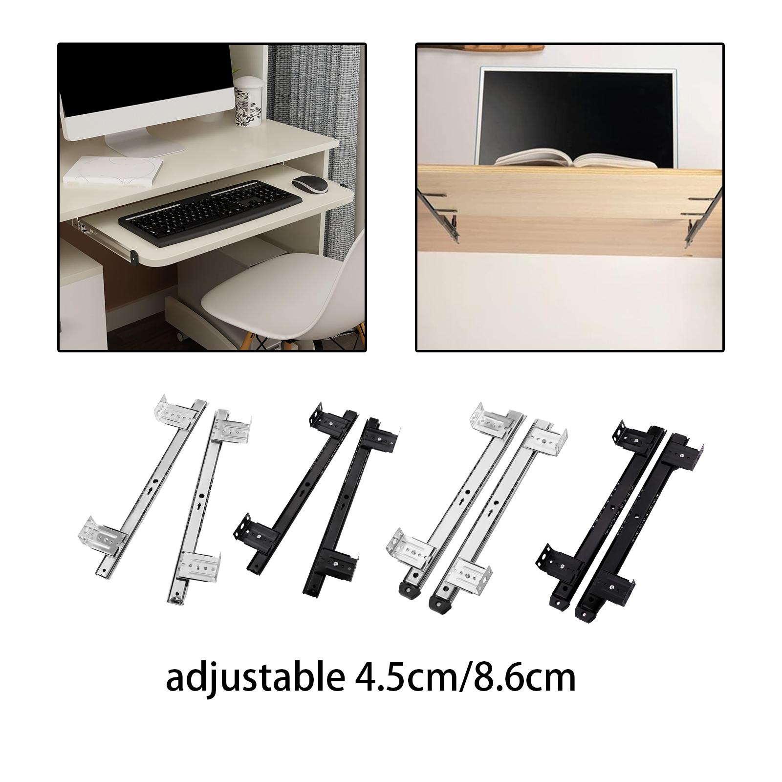 Keyboard Tray Slides Metal Cab - огляд і ціна Keyboard Tray Under Desk