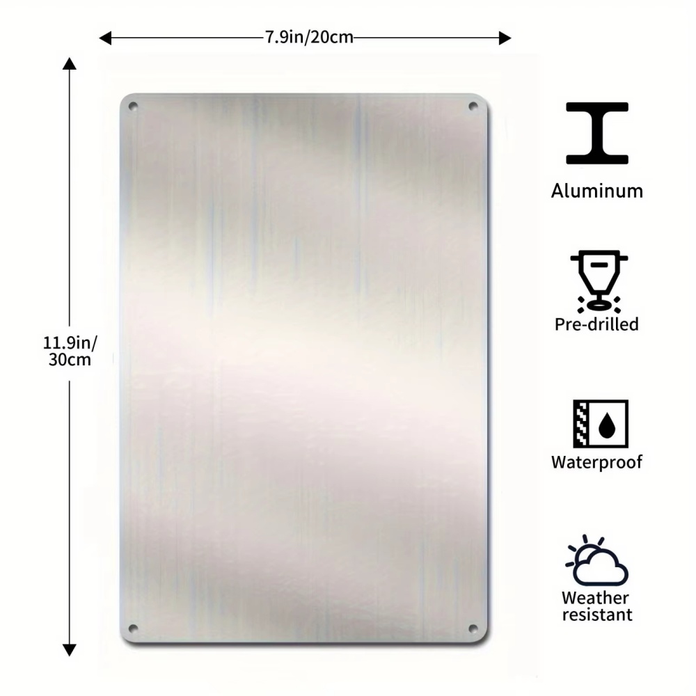 Customized Aluminum Metal Sign - огляд і ціна Home Office Photos