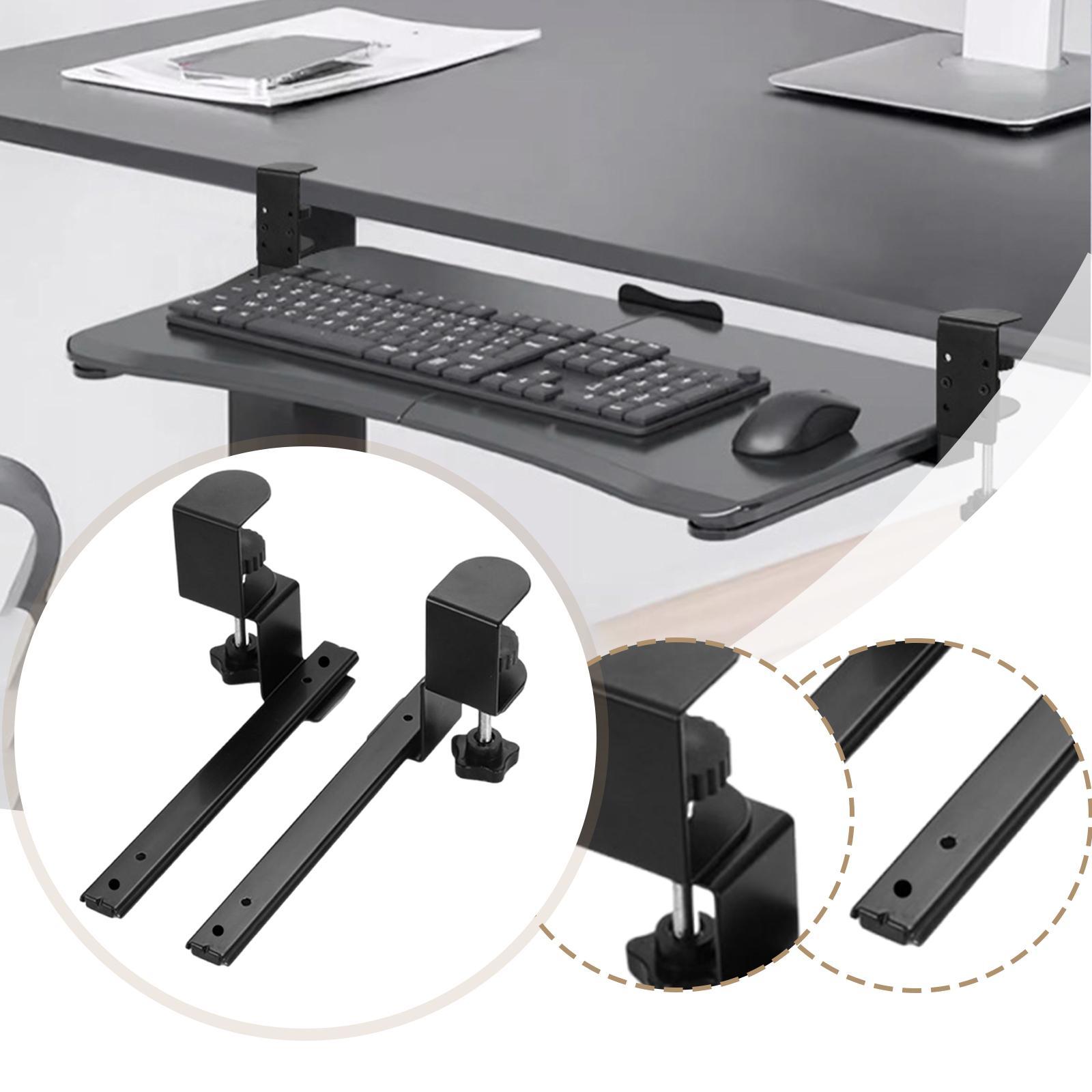 2 Pieces under Desk Keyboard T - огляд і ціна Keyboard Tray Under Desk