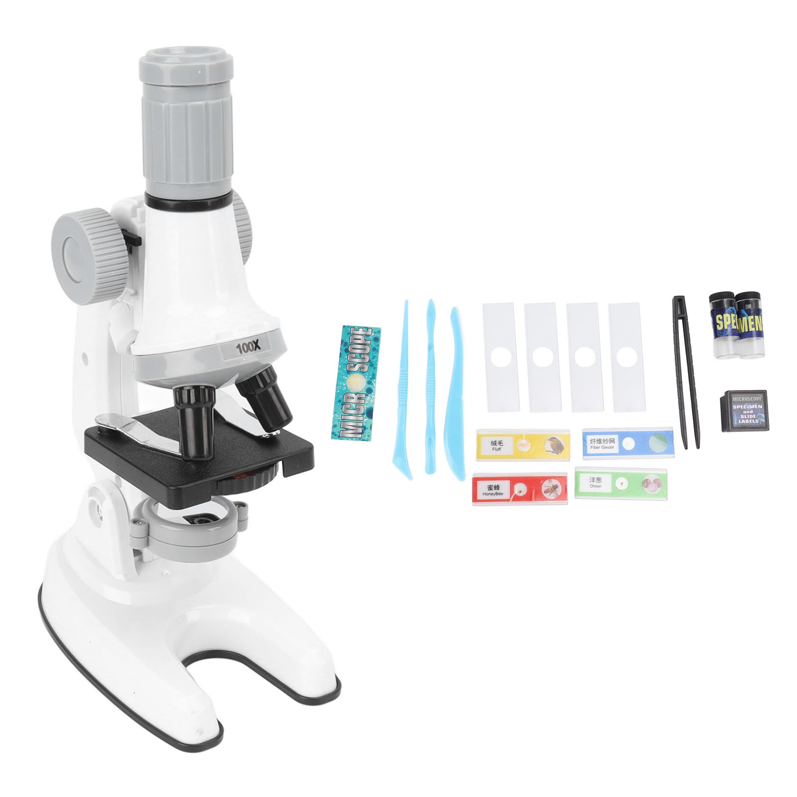 Microscope for Kids 100X 600X  - огляд і ціна Zoom Lighting Kit