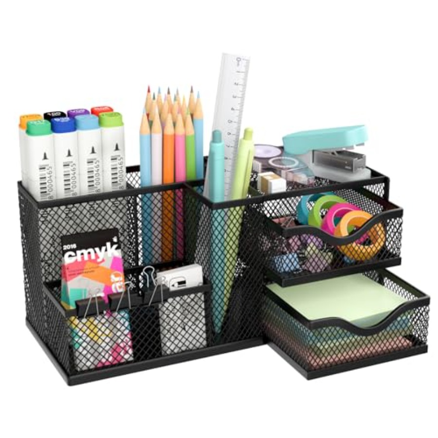 Mesh Desk Organizer, Pen Organ - огляд і ціна Desk Drawer Small