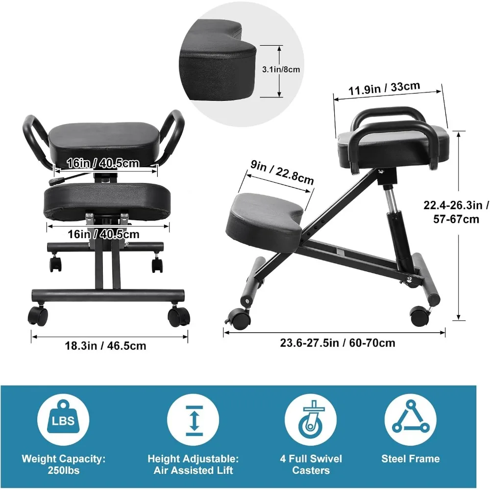 Ergonomic Kneeling Chair for P - огляд і ціна Home Office Ergonomics