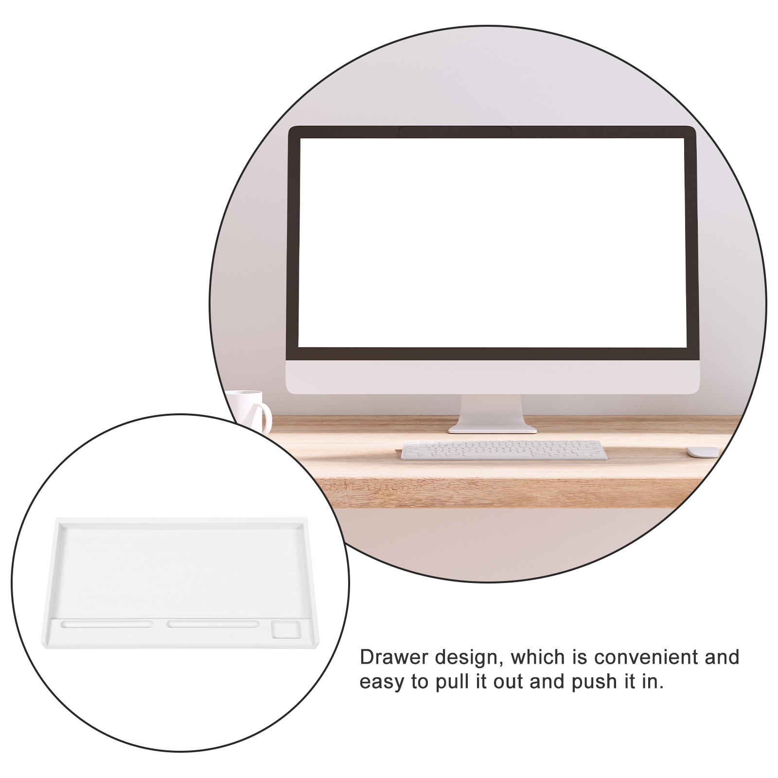 Keyboard Storage Tray Drawer T - огляд і ціна Keyboard Tray Under Desk