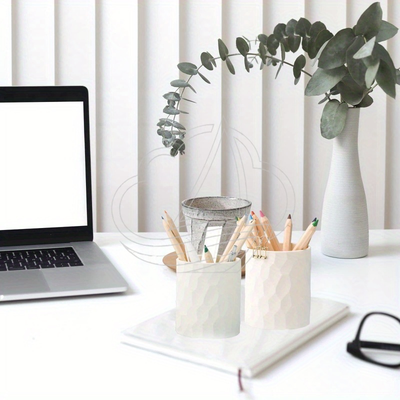 White Silicone Pen Holder Desk - огляд і ціна Pen Holder Organizer