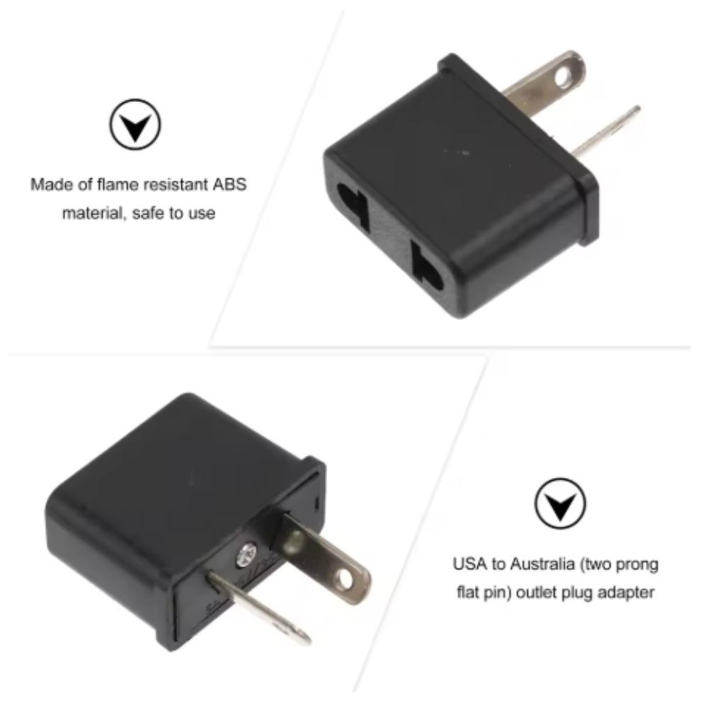 EU to US/AU Plug Adapter - Eur - огляд і ціна Home Office Uk