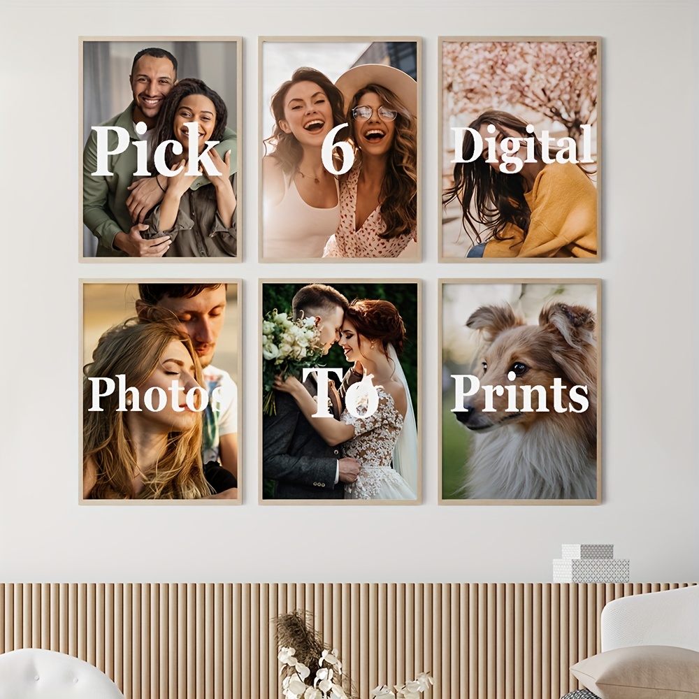 6pcs/set Custom Canvas Prints  - огляд і ціна Home Office Photos