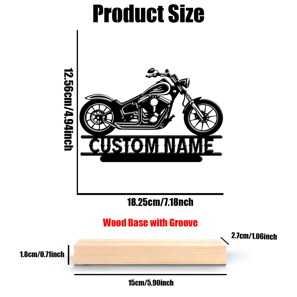 1Pc Csutom Name Road Motorbike - огляд і ціна Home Office Design