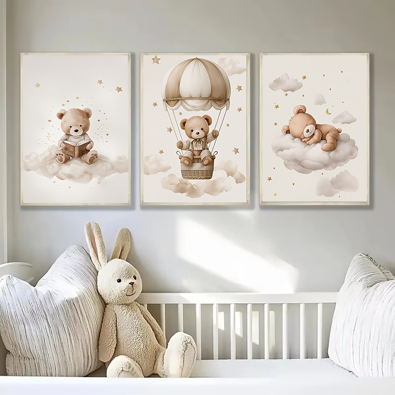 3pcs/set Bohemian Teddy Bear A - огляд і ціна Home Office Photos